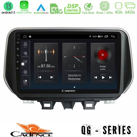Cadence QG Series 8Core Android13 4+64GB Hyundai Tucson 2019-> Navigation Multimedia Tablet 9"