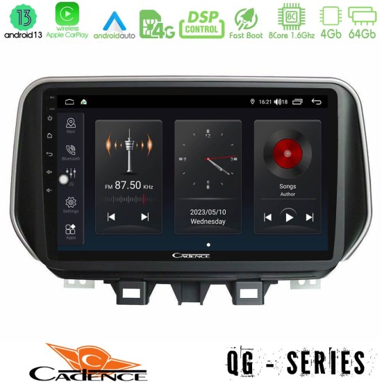 Cadence QG Series 8Core Android13 4+64GB Hyundai ix35 Navigation Multimedia Tablet 10"