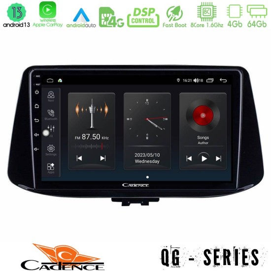 Cadence QG Series 8Core Android13 4+64GB Hyundai i30 Navigation Multimedia Tablet 9"