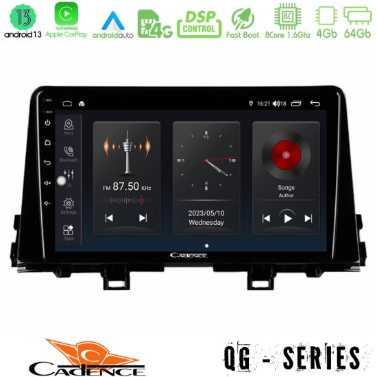 Cadence QG Series 8Core Android13 4+64GB Kia Picanto 2017-2021 Navigation Multimedia Tablet 9"