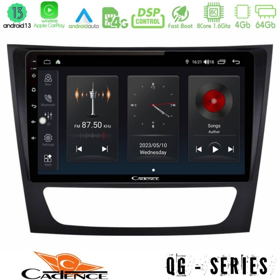 Cadence QG Series 8Core Android13 4+64GB Mercedes E Class / CLS Class Navigation Multimedia Tablet 9"