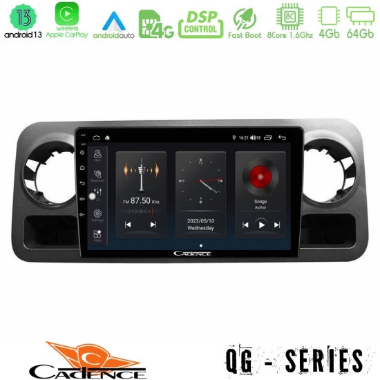 Cadence QG Series 8Core Android13 4+64GB Mercedes Sprinter W907 Navigation Multimedia Tablet 10"