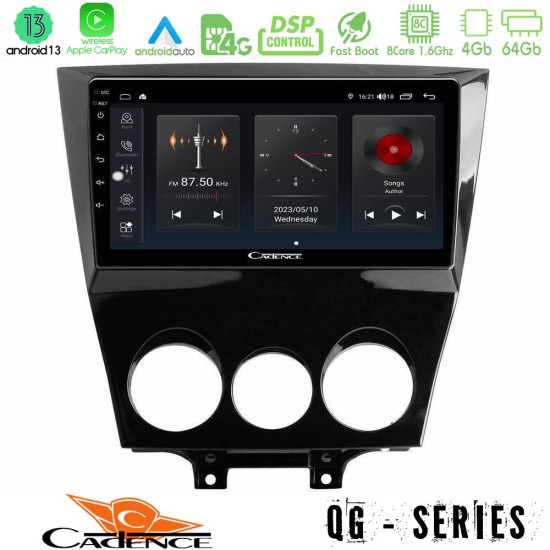 Cadence QG Series 8Core Android13 4+64GB Mazda RX8 2008-2012 Navigation Multimedia Tablet 9"