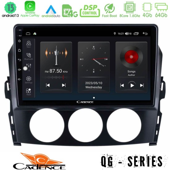 Cadence QG Series 8Core Android13 4+64GB Mazda MX-5 2006-2008 Navigation Multimedia Tablet 9"