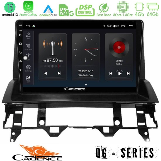 Cadence QG Series 8Core Android13 4+64GB Mazda6 2002-2006 Navigation Multimedia Tablet 10"