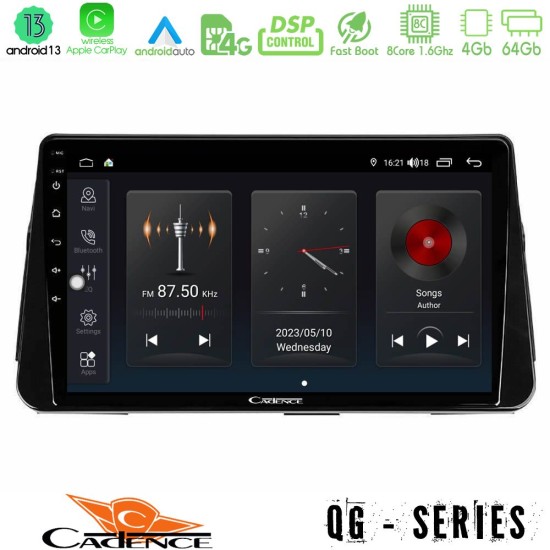 Cadence QG Series 8Core Android13 4+64GB Nissan Micra K14 Navigation Multimedia Tablet 10"