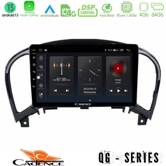 Cadence QG Series 8Core Android13 4+64GB Nissan Juke Navigation Multimedia Tablet 9"