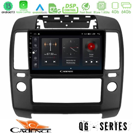 Cadence QG Series 8Core Android13 4+64GB Nissan Navara Navigation Multimedia Tablet 9"