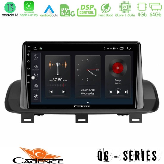 Cadence QG Series 8Core Android13 4+64GB Nissan Qashqai J12 & X-Trail T33 Navigation Multimedia Tablet 10"