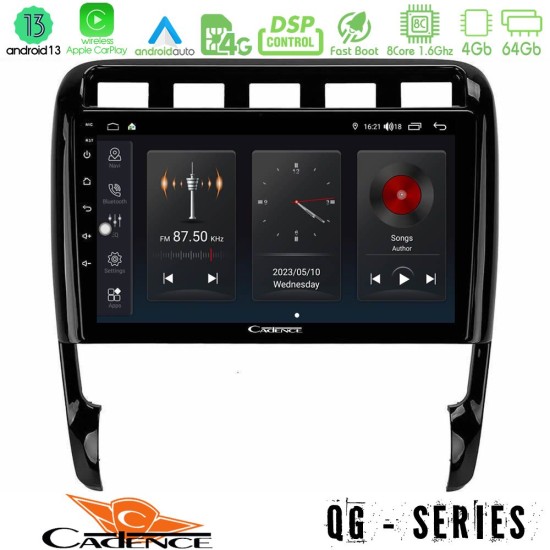 Cadence QG Series 8Core Android13 4+64GB Porsche Cayenne 2003-2010 Navigation Multimedia Tablet 9"