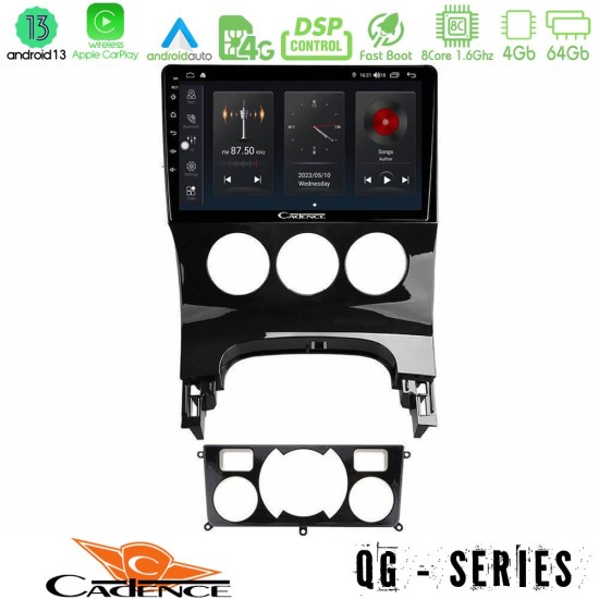 Cadence QG Series 8Core Android13 4+64GB Peugeot 3008 AUTO A/C Navigation Multimedia Tablet 9"