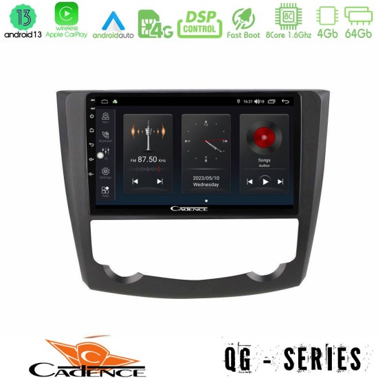 Cadence QG Series 8Core Android13 4+64GB Renault Kadjar Navigation Multimedia Tablet 9"