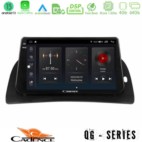 Cadence QG Series 8Core Android13 4+64GB Renault Kangoo 2015-2018 Navigation Multimedia Tablet 9"