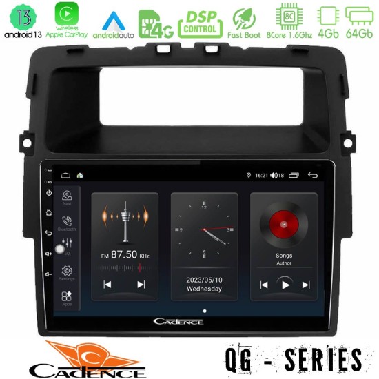 Cadence QG Series 8Core Android13 4+64GB Renault/Nissan/Opel Navigation Multimedia Tablet 10"