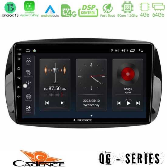 Cadence QG Series 8Core Android13 4+64GB Smart 453 Navigation Multimedia Tablet 9"