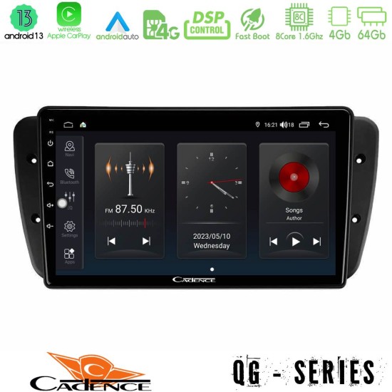 Cadence QG Series 8Core Android13 4+64GB Seat Ibiza 2008-2012 Navigation Multimedia Tablet 9"