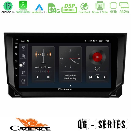 Cadence QG Series 8Core Android13 4+64GB Seat Arona/Ibiza Navigation Multimedia Tablet 9"