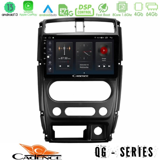 Cadence QG Series 8Core Android13 4+64GB Suzuki Jimny 2007-2017 Navigation Multimedia Tablet 9"