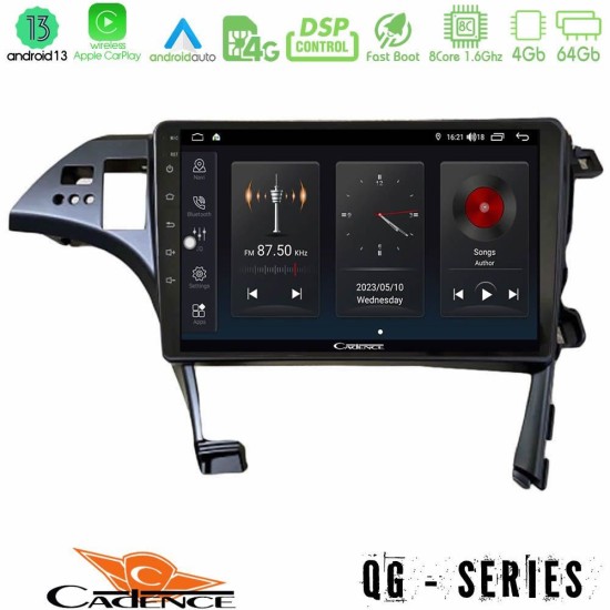 Cadence QG Series 8Core Android13 4+64GB Toyota Prius 2010-2015 Navigation Multimedia Tablet 10"