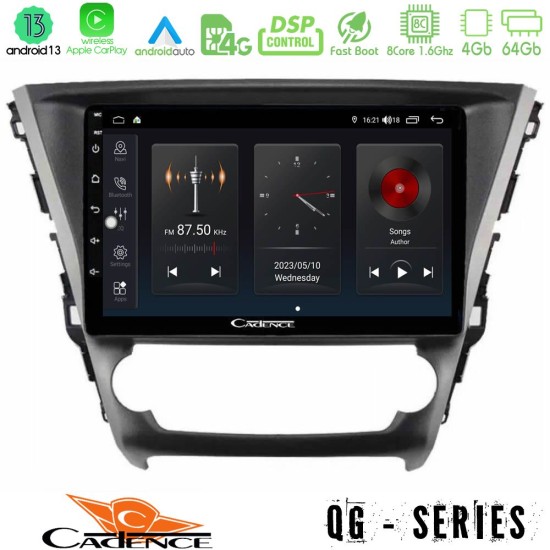 Cadence QG Series 8Core Android13 4+64GB Toyota Avensis 2015-2018 Navigation Multimedia Tablet 9"