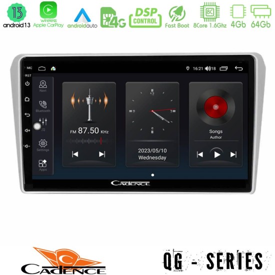 Cadence QG Series 8Core Android13 4+64GB Toyota Avensis T25 02/2003–2008 Navigation Multimedia Tablet 9"