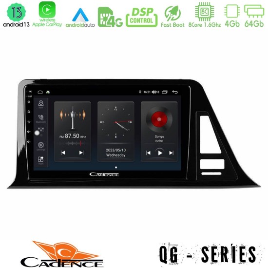 Cadence QG Series 8Core Android13 4+64GB Toyota CH-R Navigation Multimedia Tablet 9"