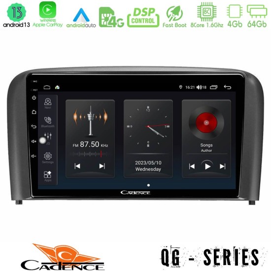 Cadence QG Series 8Core Android13 4+64GB Volvo S80 1998-2006 Navigation Multimedia Tablet 9"