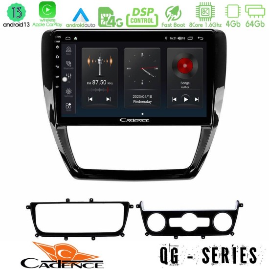 Cadence QG Series 8Core Android13 4+64GB VW Jetta Navigation Multimedia Tablet 10"