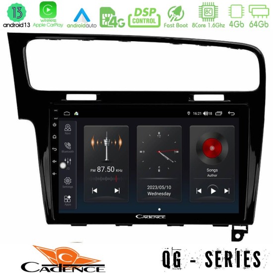 Cadence QG Series 8Core Android13 4+64GB VW GOLF 7 Navigation Multimedia Tablet 10"