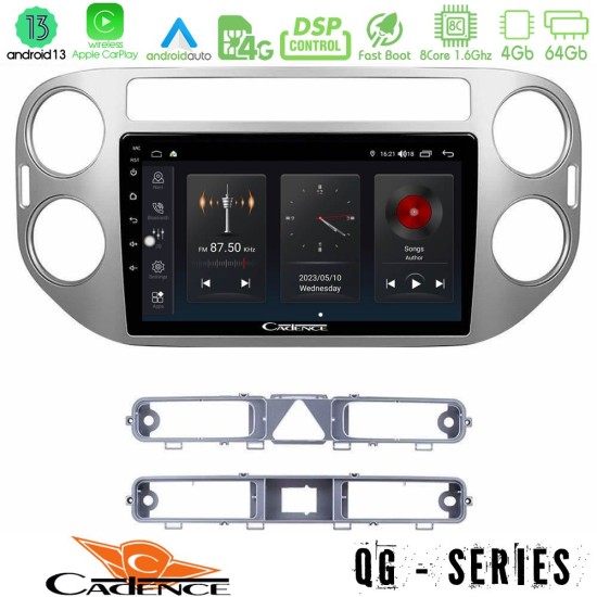 Cadence QG Series 8Core Android13 4+64GB VW Tiguan Navigation Multimedia Tablet 9"