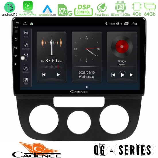 Cadence QG Series 8Core Android13 4+64GB VW Jetta Navigation Multimedia Tablet 10"