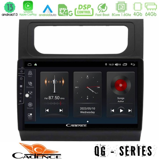 Cadence QG Series 8Core Android13 4+64GB VW Touran 2011-2015 Navigation Multimedia Tablet 10"