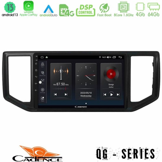 Cadence QG Series 8Core Android13 4+64GB VW Amarok 2017-2022 Navigation Multimedia Tablet 9"