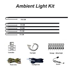Ατμοσφαιρικός Φωτισμός Audi Q3 Ambient Light Kit
