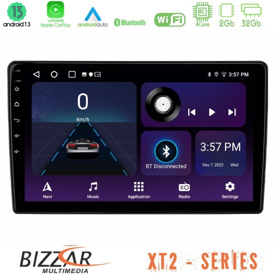 Bizzar XT2 Series 4Core Android13 2+32GB Navigation Multimedia Tablet 10" Με Carplay & Android Auto