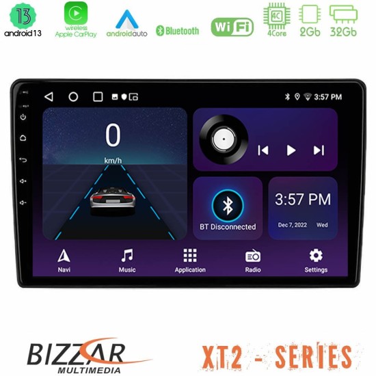 Bizzar XT2 Series Alfa Romeo Mito 2008-2014 4Core Android13 2+32GB Navigation Multimedia Tablet 9"