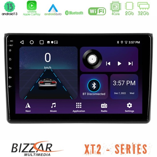 Bizzar XT2 Series 4Core Android13 2+32GB Audi A4 B7 Navigation Multimedia Tablet 9"