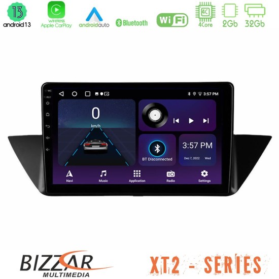 Bizzar XT2 Series 4Core Android13 2+32GB BMW Χ1 E84 Navigation Multimedia Tablet 10"