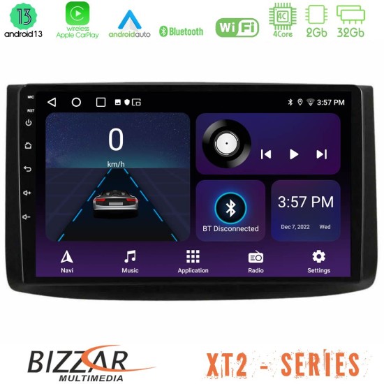 Bizzar XT2 Series 4Core Android13 2+32GB Chevrolet Aveo 2006-2010 Navigation Multimedia Tablet 9"