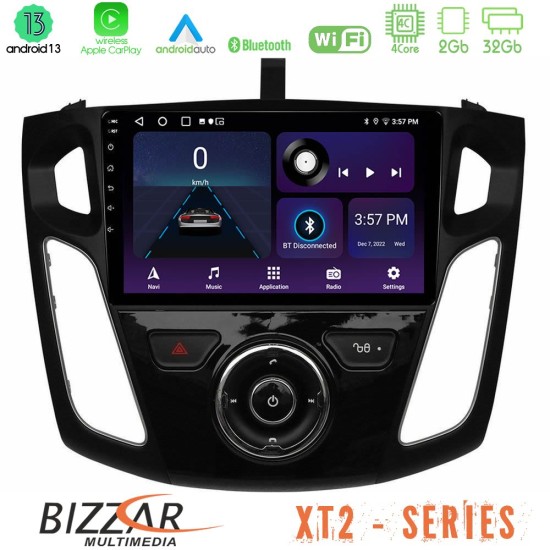 Bizzar XT2 Series 4Core Android13 2+32GB Ford Focus 2012-2018 Navigation Multimedia Tablet 9"