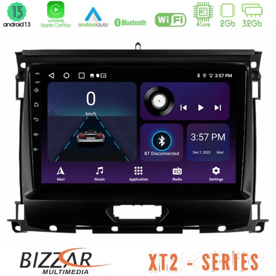 Bizzar XT2 Series 4Core Android13 2+32GB Ford Ranger 2017-2022 Navigation Multimedia Tablet 9"