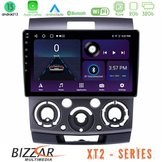 Bizzar XT2 Series 4Core Android13 2+32GB Ford Ranger/Mazda BT50 Navigation Multimedia Tablet 9"