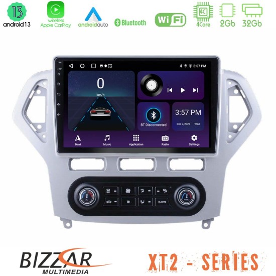 Bizzar XT2 Series 4Core Android13 2+32GB Ford Mondeo 2007-2011 (Auto A/C) Navigation Multimedia Tablet 9"