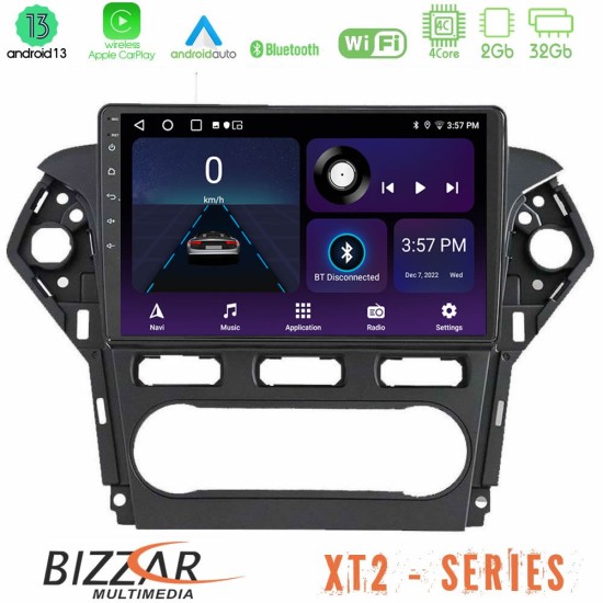 Bizzar XT2 Series 4Core Android13 2+32GB Ford Mondeo 2011-2014 Navigation Multimedia Tablet 9"