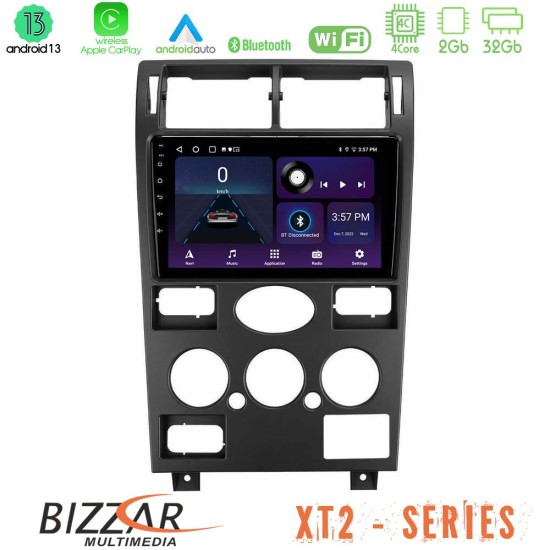 Bizzar XT2 Series 4Core Android13 2+32GB Ford Mondeo 2001-2004 Navigation Multimedia Tablet 9"