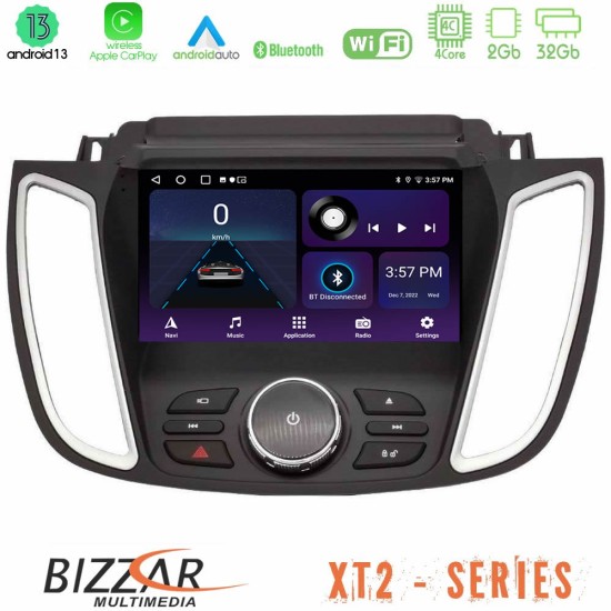 Bizzar XT2 Series 4Core Android13 2+32GB Ford Kuga/C-Max 2013-2019 Navigation Multimedia Tablet 9"