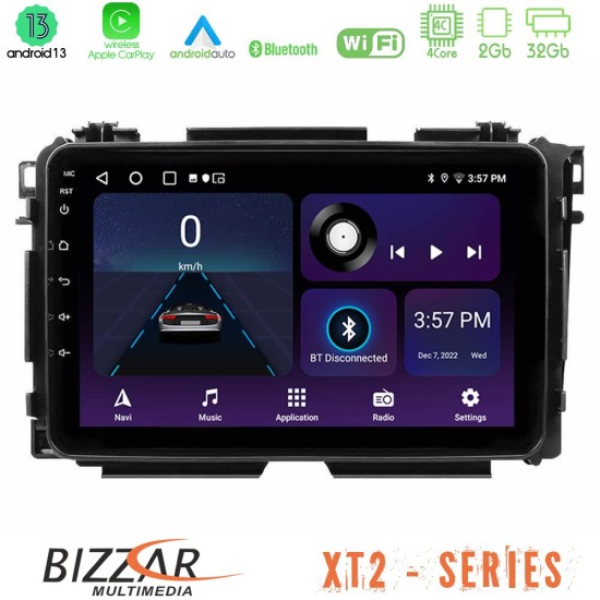 Bizzar XT2 Series 4Core Android13 2+32GB Honda HR-V Navigation Multimedia Tablet 9"