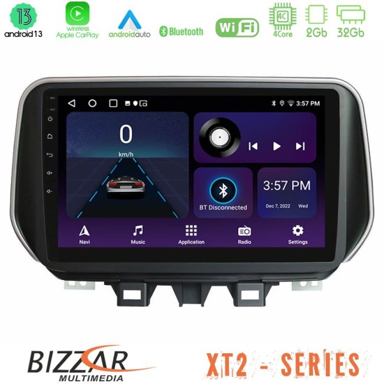 Bizzar XT2 Series 4Core Android13 2+32GB Hyundai ix35 Navigation Multimedia Tablet 10"