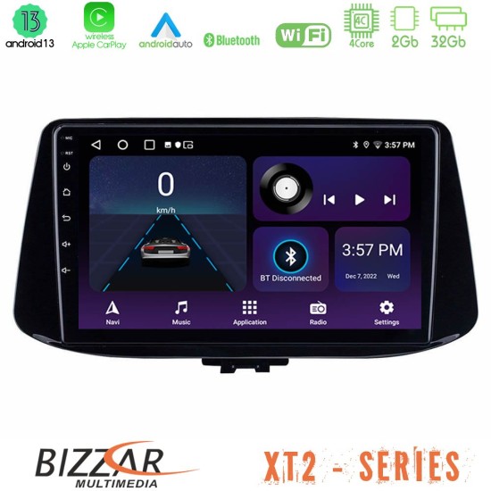 Bizzar XT2 Series 4Core Android13 2+32GB Hyundai i30 Navigation Multimedia Tablet 9"