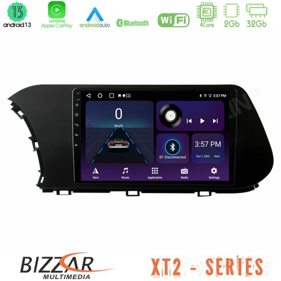 Bizzar XT2 Series 4Core Android13 2+32GB Hyundai i20 2021-2023 Navigation Multimedia Tablet 9"